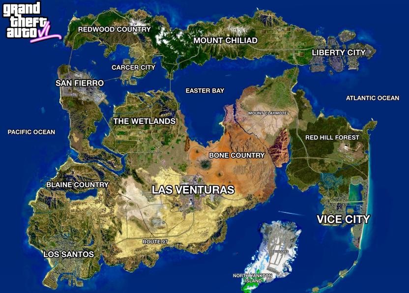 GTA VI vai revolucionar os videogames com um mapa gigante e em constante mudança |  Ruetir.com