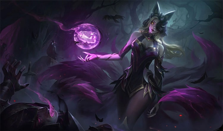 Novas skins do Coven de League of Legends vazadas