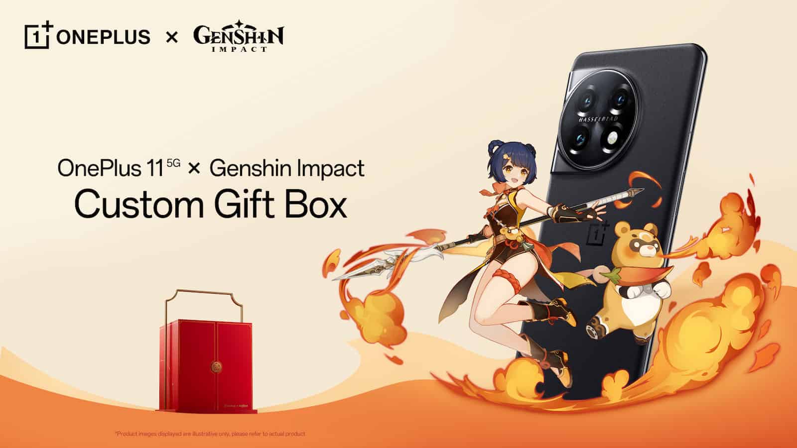 OnePlus lança colaboração Genshin Impact OnePlus 11