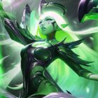 Cosplay incrível da pele Dríade de Soraka do jogo League of Legends Starchild de League of Legends recebe uma reforma de dríade neste cosplay de Soraka