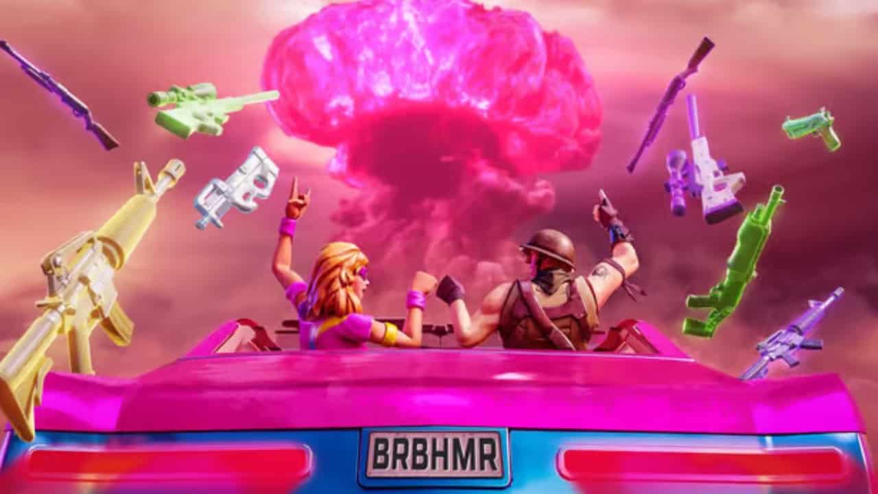 Streamer de Fortnite celebra Barbenheimer criando mapa cruzado de Call of Duty