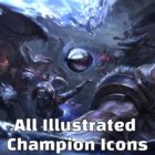 Novos ícones de ilustração de campeões em League of Legends Creo Gaming