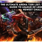 Lista de Tier Arena do Ultimate League Of Legends Creo Gaming