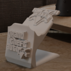 Suporte Dualshock GTA v para impressora 3D para download no Cults Creo Gaming