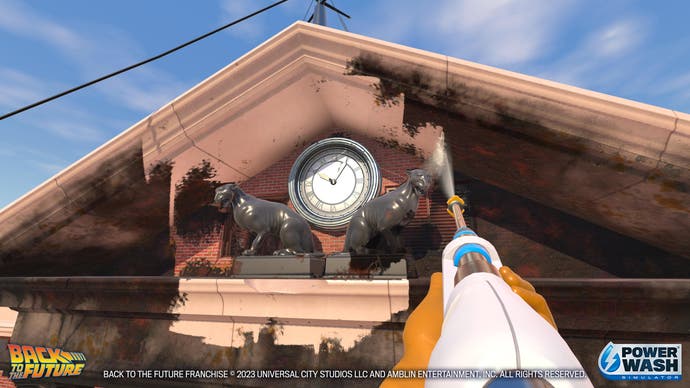 De volta para o futuro x PowerWash Clocktower