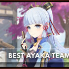 A melhor composição de equipe para Kamisato Ayaka em Genshin Impact. Creo Gaming