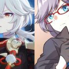 Novo conceito de fusão entre Kazuha de Genshin Impact e Fu Hua de Honkai Creo Gaming