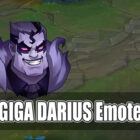 Obtenha o emote Giga Darius gratuitamente em League of Legends Creo Gaming