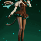 Modelo de impressora 3D Lynette Genshin Impact para download no Cults Creo Gaming