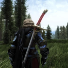 Pacote de armas de impacto Genshin: Espada larga de lâmina dupla 30 em 1 no Skyrim Special Edition Nexus Creo Gaming