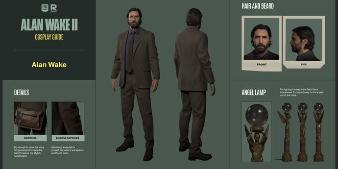 Guia de cosplay de Alan Wake de Alan Wake 2
