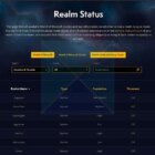 Verifique o status do servidor WoW Hardcore online Creo Gaming
