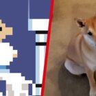 Manteiga de amendoim, o Shiba Inu correndo em Gyromite na AGDQ 2024 Creo Gaming