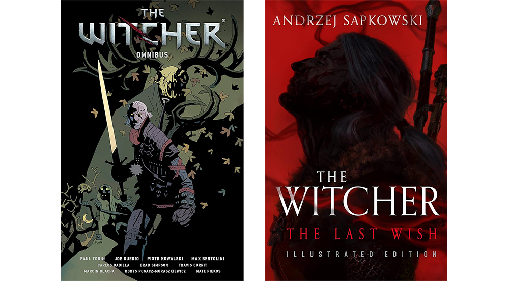 Omnibus da história em quadrinhos de The Witcher Vol. 1 e The Witcher: O Último Desejo (Livro Um) Edição Ilustrada