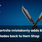 Retorno de Bow Blades à loja Fortnite por engano Creo Gaming