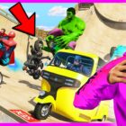 GTA 5: Salto enorme com o Exército dos Vingadores e Shinchan! Creo Gaming
