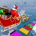 Minha Primeira Mega Rampa de Natal! Feliz Natal em GTA 5 Online! Creo Gaming
