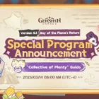 Impacto de Genshin: anúncio do programa especial da versão 5.5 Creo Gaming