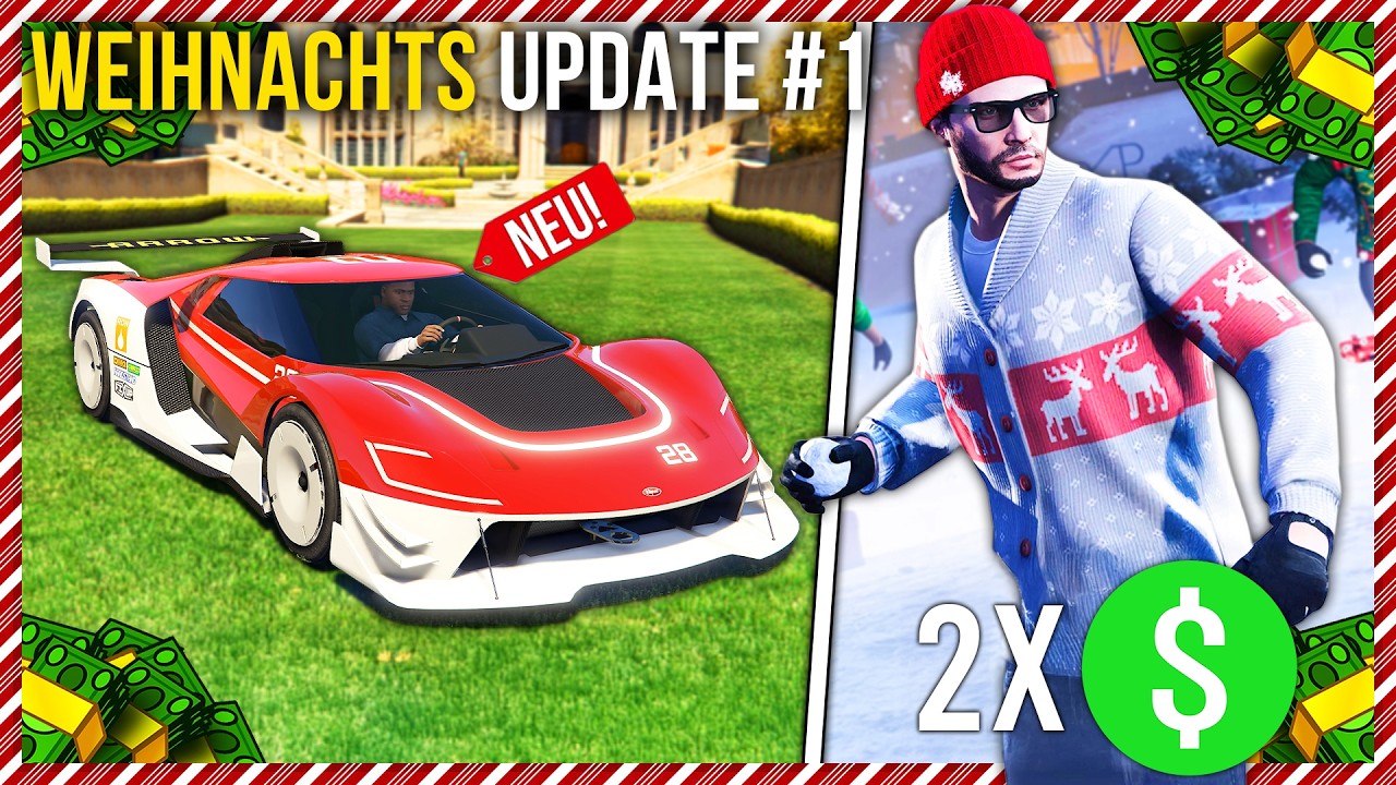 Nova semana de eventos em GTA 5: 2 carros DLC, neve e festividades de Natal!