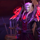 A blood elf stands ready to give you a Prey assignment in World of Warcraft: Midnight.