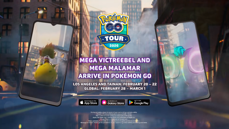 Mega Malamar and Mega Victreebel Set to Debut in Pokémon GO Tour: Kalos