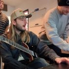 MALEVOLENCE: Escreva e grave uma nova música para WoW em 12 horas, um desafio único! Malevolence band members in the studio tracking a song for World of Warcraft: Midnight, with instruments and recording equipment visible