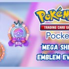 Pokemon TCG Pocket Mega Shine Emblem Event