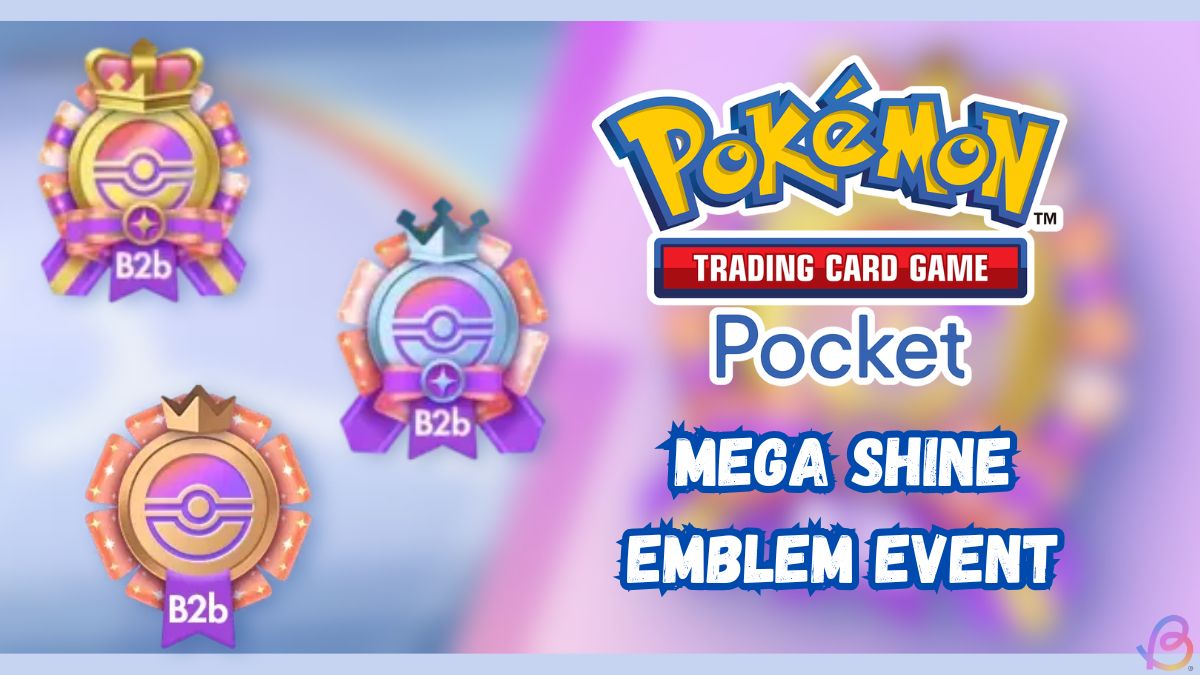 Pokemon TCG Pocket Mega Shine Emblem Event