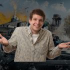 An image of Call of Duty: Warzone overlaid with a person shrugging
