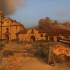 Players attack a frontier building in The Legend of California