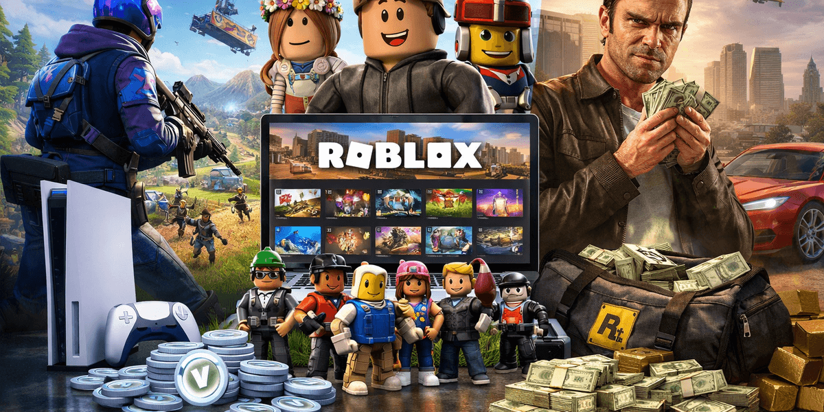 How ‘Fortnite,’ ‘Roblox,’ and ‘GTA V’ Built a $60 Billion Stranglehold on All Gaming