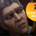 MMOs: Há quanto tempo os jogadores estão envolvidos neles e por quê? Khadgar from World of Warcraft looks, aged and wounded, up at his savior.