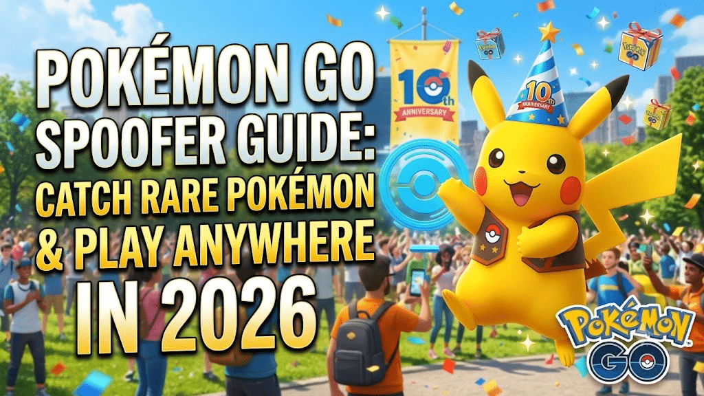 Image 1 of Pokémon GO Spoofer Guide: Catch Rare Pokémon & Play Anywhere in 2026